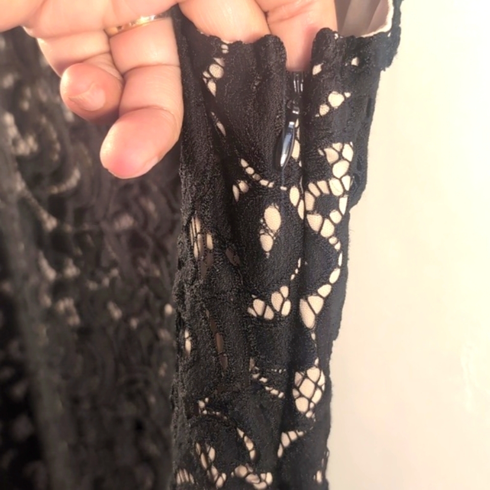 Lane Bryant Little Black Lace dress Size 20 - Picture 9 of 13